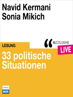 cover image of 33 politische Situationen--lit.COLOGNE live (Ungekürzt)